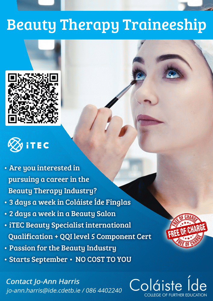 Coláiste Íde Beauty Therapy Traineeship